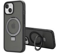 Accezz Ring Stand Backcover avec MagSafe pour iPhone 15 - Noir