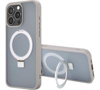 Accezz Coque Ring Stand avec MagSafe pour iPhone 15 Pro Max - Grey