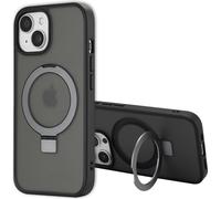 Accezz Ring Stand Backcover avec MagSafe pour iPhone 15 Pro - Noir