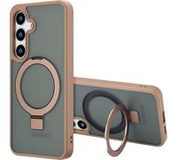 Accezz Coque Ring Stand avec MagSafe pour Samsung Galaxy S24 Plus - Brown