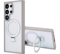 Accezz Accezz Coque Ring Stand avec MagSafe Samsung Galaxy S24 Ultra Grey Gris
