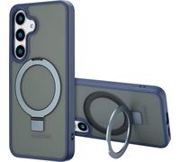 Accezz Accezz Coque Ring Stand avec MagSafe Samsung Galaxy S25 Bleu Bleu