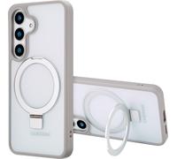Accezz Ring Stand Backcover avec MagSafe pour le Samsung Galaxy S25 Plus - Gris