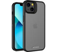 Accezz Rugged Frosted Backcover pour iPhone 13 - Noir