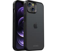 Accezz Rugged Frosted Backcover pour iPhone 14 - Noir