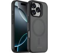Accezz Rugged Frosted MagSafe Backcover pour l'Apple iPhone 16 Pro - Zwart