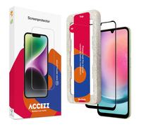 Accezz Accezz Protection d'écran en verre trempé avec applicateur pour Samsung Galaxy A25 (5G) Transparent