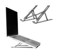 Accezz Support pour ordinateur portable - Support pour ordinateur portable - Réglable et pliable - Gris