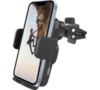 Accezz Support téléphone voiture - Chargeur sans fil - Grille de ventilation - Noir