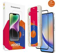 Accezz Triple Strong Full Cover Glas Screenprotector met applicator for the Samsung Galaxy A35 / A55 - Transparant