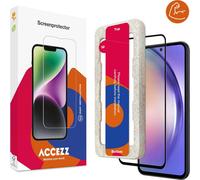 Accezz Triple Strong Full Cover Glas Screenprotector met applicator for the Samsung Galaxy A54 (5G) / S23 FE