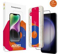 Accezz Triple Strong Full Cover Glas Screenprotector met applicator for the Samsung Galaxy S22 / S23