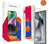 Accezz Triple Strong Full Cover Glas Screenprotector met applicator for the Samsung Galaxy S24 Ultra