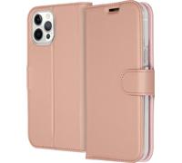 Accezz Wallet Softcase Bookcase pour iPhone 12 Pro Max - Rose Gold