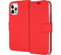Accezz Wallet Softcase Bookcase pour iPhone 12 Pro Max - Rouge