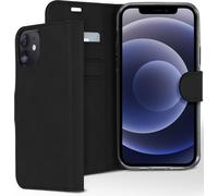 Accezz Wallet Softcase Bookcase pour iPhone 12 (Pro) - Noir