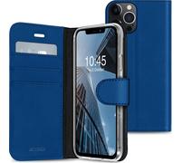 Accezz Wallet Softcase Bookcase pour iPhone 13 Pro - Bleu foncé