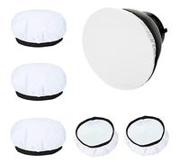 Accfore Lot de 5 diffuseurs de lumière en tissu doux blanc pour lampe de poche (18 cm)