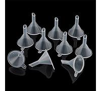 AccHomek Nouveau Mini entonnoirs de voyage en plastique pour les petits échantillons 5pcs