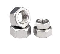 Acciaio inossidabile 304, dado esagonale a Passo Fine, dado a filamento, tappo a Vite Con denti Giovani-M5 * 0,5 denti [10 pezzi]
