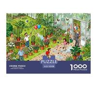 Accident Lors de la Visite du Jardin botanique Puzzle en Bois Imperméable DIY Puzzles De 1000 Pièces pour Adultes Cadeaux Amusant Jeux De Stimulants