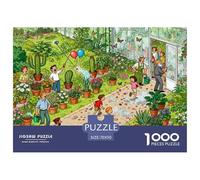 Accident Lors de la Visite du Jardin botanique Puzzle en Bois Imperméable DIY Puzzles De 1000 Pièces pour Adultes Amusant Jeux Éducatifs