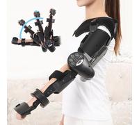 Accident Vasculaire Cérébral Hémiplégie Bras Coude Main électrique Support Commun Intelligent Robot de Rééducation Contrôle de Clé Intelligent Sans Fil, Appareil D'exercice de Bras Articulé,Left