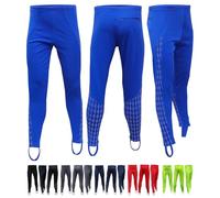 Acclaim Athens Leggings pour homme en polyester extensible 4 directions avec imprimé réfléchissant pour course à pied, exercice, fitness, entraînement, bleu marine, M