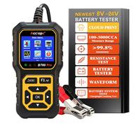 Acclope BT60 PRO Testeur de Batterie Voiture 2-120Ah 100-3000CCA 12V 6V 24V Test Charge Alternateur&Démarrage Analyse Onde AGM/GEL/SLA/EFB/VRLA/LiFePO4 Rapports QR Cloud Impression