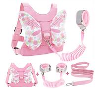 Accmor Harnais de sécurité 3 en 1 pour tout-petits + lien de poignet anti-perte, harnais pour enfants filles, laisse anti-perte pour bébé mignon harnais de sécurité pour maintenir les enfants près