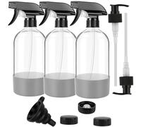 Accmuzzy Lot de 3 flacons pulvérisateurs vides en verre rechargeables avec buse réglable (3 pièces)