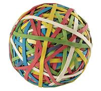 Acco Balle de bandes élastiques, 275 élastiques par balle, assortiment de couleurs, 1/Boîte (72155)