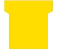 Nobo Fiche T2 jaune pour planning - lot de 100