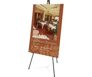 Acco Quartet Heavy-Duty Instant Easel Noir chevalet