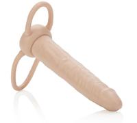 Gode ceinture accommodator pénétration double - Profondeur: 40 mm, Couleur: Nude, Rayon: Couple, Largeur: 105 mm, Longueur: 210 mm