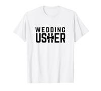 Accompagnateur de cérémonie de Mariage Usher T-Shirt Graphique avec Valeur