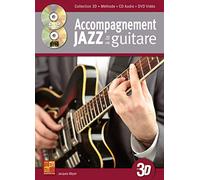 Accompagnement jazz à la guitare en 3D - 1 Livre + 1 CD + 1 DVD