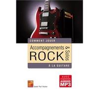 Accompagnements & solos rock à la guitare - 1 Livre grand format avec des enregistrements audios
