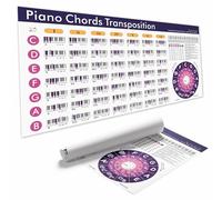 Accord de piano pliable portable - Pour les débutants, les étudiants et les joueurs de clavier