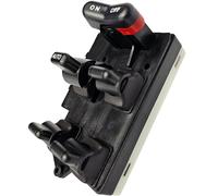 Accord LX 1994-97 Interrupteur de commande principal de fenêtre électrique Honda (1994 1995 1996 1997 94 95 96 97 côté conducteur, alimentation, bouton, panneau, porte, serrure)