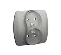 ACCORD PRISE ARGENT 2X PINCES À VIS Z/U 16A 250V AGZ2/26
