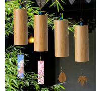 Accordage C/D/F/G, style japonais, 4 sons de carillon clair, machine à bruit blanc naturel, convient pour le yoga, la méditation, le jardin extérieur et la décoration intérieure suspendue Cari