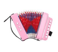 Accordéon à boutons pour enfants SALUTUYA - 7 touches de contrôle - Rose