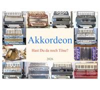 Accordéon, as-tu encore des sons ?, Version française (Calendrier mural 2026 DIN A3 portrait), Calendrier CALVENDO mensuel