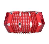 Accordéon Concertina Portable professionnel pour adultes - OMABETA - Rouge