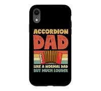Accordéon Dad Like A Normal Dad But Much Louder Fathers Day Coque pour iPhone XR