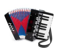 Accordeon Enfant，Accordeon，Accordéon Piano 17 Touches 8 Basses Instrument de Musique Avec Sangle en Cuir Rétractable，Convient aux Débutants, Aux Adultes Ou Aux Étudiants Instruments Éducatifs, Cadeaux