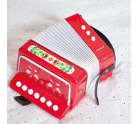 Janod - Accordéon à Soufflet Gioia - Instrument de Musique Enfant - Jouet d'Imitation et d'Éveil Musical - Avec Sangle de Maintien - Dès 3 Ans,J07654