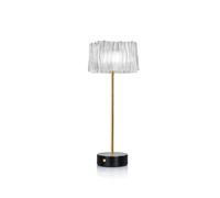 Slamp Accordéon Battery Akku Tischleuchte, Prisma / noir