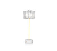 Slamp Accordéon Battery Akku Tischleuchte, Prisma / blanc
